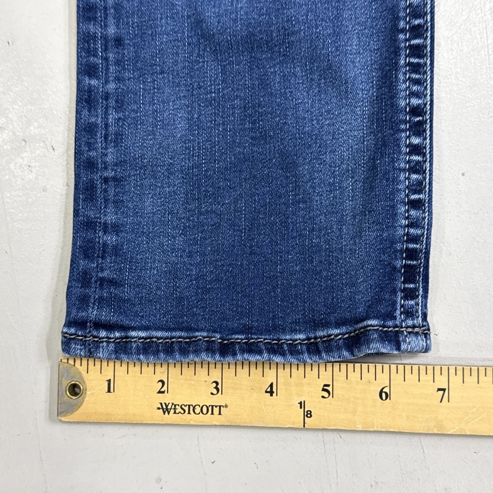 Women's Silver Suki Capri Designer Jeans Mid Rise Blue W29 / L22 - Picture 6 of 8